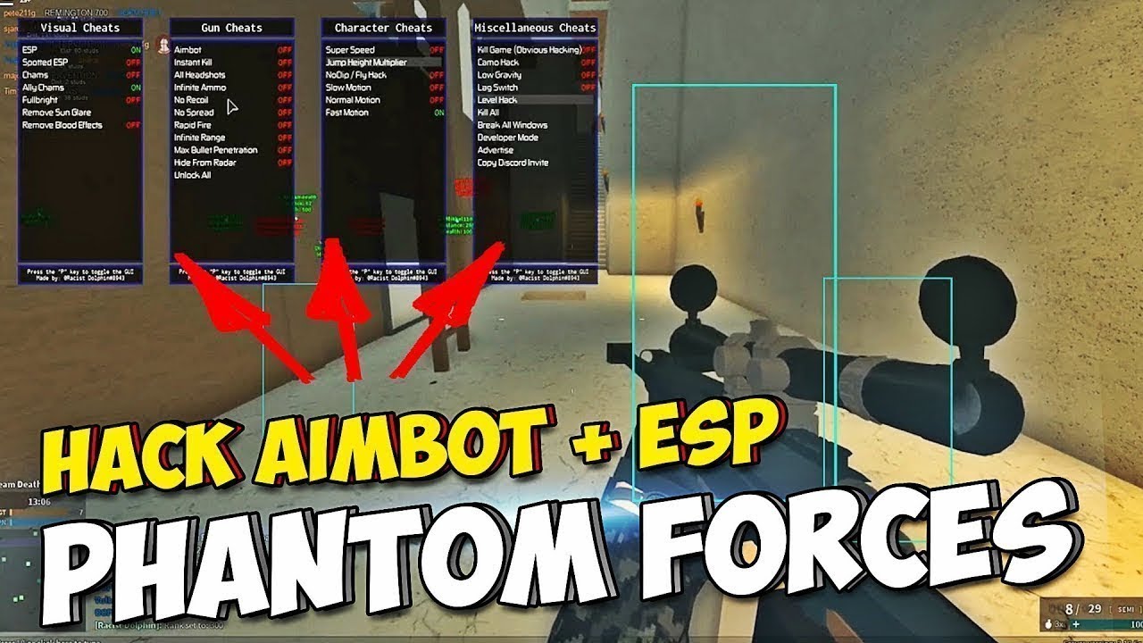 how to get phantom forces hacks